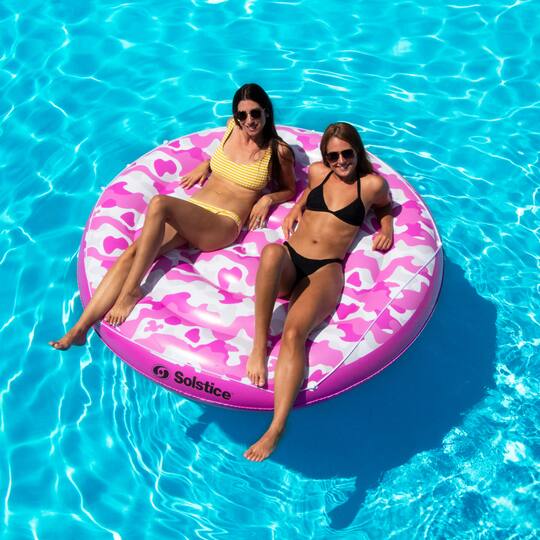 Swimline Solstice Camo Print Island Float